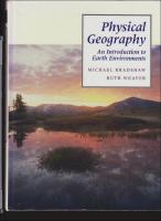 Physical geography : An Introduction to Earth Environments