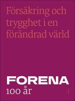 F&ouml;rs&auml;kring och trygghet i en f&ouml;r&auml;ndrad v&auml;rld