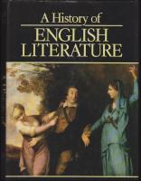 A History of English literature
