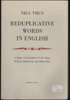 Reduplicative Words in English