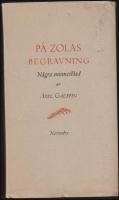 P&aring; Zolas begravning : N&aring;gra minnesblad