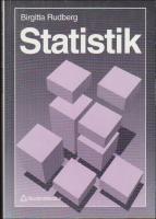 Statistik : Att beskriva och analysera statistiska data