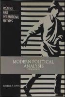 Modern political analysis : Fifth edition