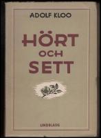 H&ouml;rt och sett