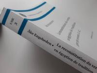 La reconstitution du verbe en &eacute;gyptien de tradition 400-30 avant J.-C.