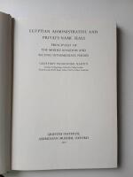 Egyptian Administrative and Private-Name Seals