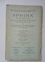 Sphinx; Revue Critique.