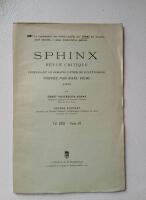 Sphinx; Revue Critique.
