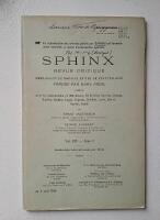 Sphinx; Revue Critique.