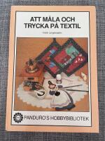 Att m&aring;la och trycka p&aring; textil