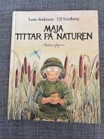 Maja tittar p&aring; naturen