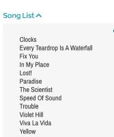 Coldplay E-Z Play Today Volume 40