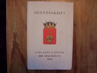 Minnesskrift Upplands Nations 300-&aring;rsjubileum 1942