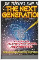The Trekkers guide to The Next Generation