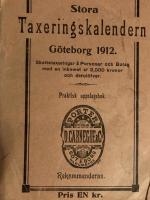Stora Taxeringskalendern G&ouml;teborg 1912