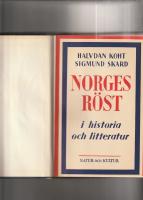 Norges r&ouml;st i historia och litteratur 