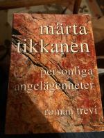 Personliga angel&auml;genheter