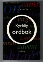 Kyrklig ordbok