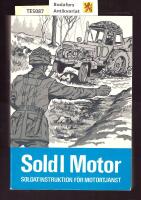 Soldl Motor. Soldatinstruktion f&ouml;r motortj&auml;nst