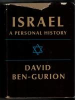 Israel A personal history