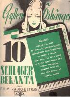 Gyllene &ouml;rh&auml;ngen 10 Schlagerbekanta fr&aring;n Film Radio Estrad