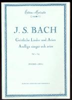 J.S Bach Geistliche Lieder und Arien - Andliga s&aring;nger och arior