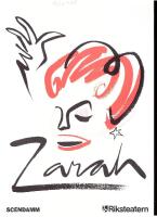 Zarah - Teaterprogram