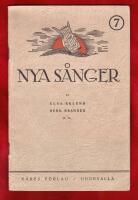 Nya s&aring;nger f&ouml;r musikf&ouml;reningar, solo och duett 7. Sjunde samlingen