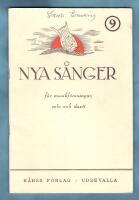 Nya s&aring;nger f&ouml;r musikf&ouml;reningar 9 solo och duett
