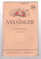 Nya s&aring;nger f&ouml;r musikf&ouml;reningar, solo och duett 14. Fjortonde samlingen