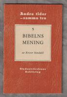 Bibelns mening