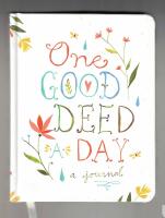 One good deed a day - A journal