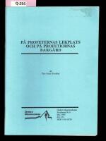 P&aring; profeternas lekplats och p&aring; profeternas bakg&aring;rd