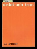 Ordet och Tron Nr 4/1969
