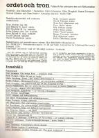 Ordet och Tron Nr 4/1969