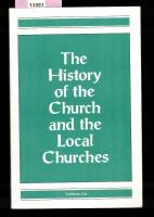 The history of the church and the local churches