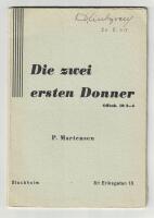 Die zwei ersten Donner Offenb 10:3-4