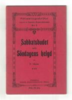 Sabbatsbudet eller s&ouml;ndagens helgd