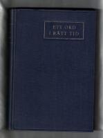 Ett ord i r&auml;tt tid