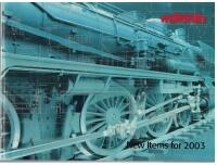 M&auml;rklin Katalog - New Items for 2003