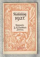 Katalog 1927 Uppsala J A Lindblads F&ouml;rlag