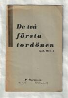 De tv&aring; f&ouml;rsta tord&ouml;nen Uppb 10:3-4