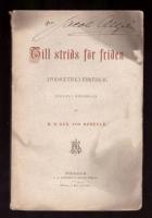 Till strids f&ouml;r friden Apologetiska f&ouml;redrag