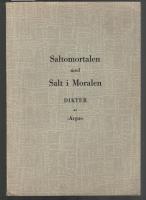Saltomortalen med salt i Moralen Dikter av Argus