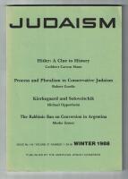 Judaism - Winter 1988 Hitler: A clue to history