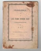 V&auml;ckelserop I. "Jag fann honom icke" Nutidsbetraktelse