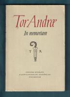 Tor Andrae in memoriam