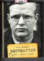 Bonhoeffer - Pr&auml;st Martyr Spion