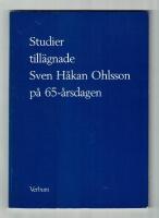 Studier till&auml;gnade Sven H&aring;kan Ohlsson p&aring; 65-&aring;rsdagen