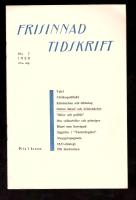 Frisinnad Tidskrift nr 7 1950 Artikel Staten Israel och kristenheten